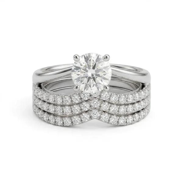 1 Karat Adjustable Solitaire Ring