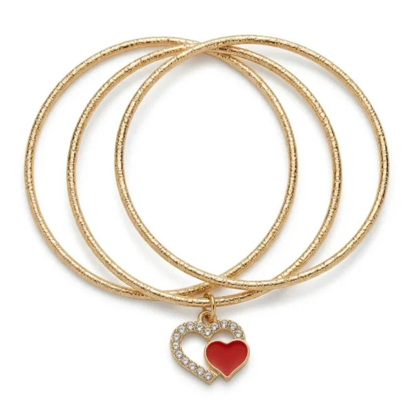 Charm Bangle Set For Little Girls