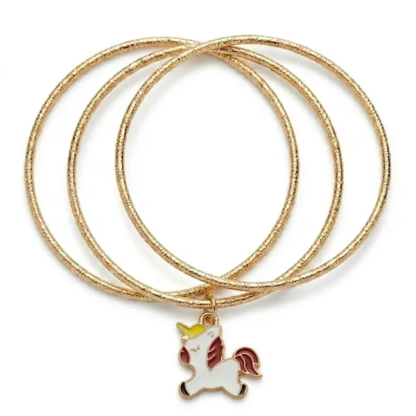 Charm Bangle Set For Little Girls