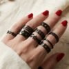 Trendy Mixed 10 Ring Set