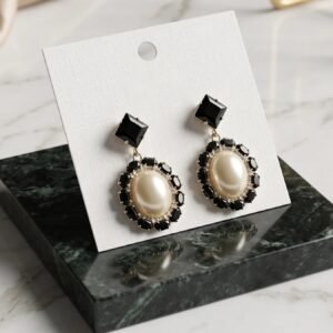 thumb Indian Polish Pearl Drop Earrings