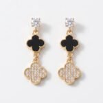 thumb Triple Clover Drop Earrings