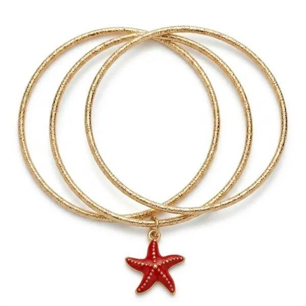 Charm Bangle Set For Little Girls