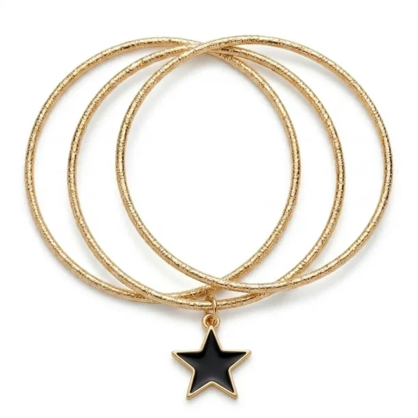 Charm Bangle Set For Little Girls