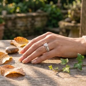 Heart Solitaire Ring