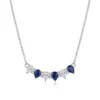 Alternating Heart Crystal Necklace
