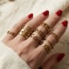 Trendy Mixed 10 Ring Set