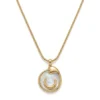 Crescent Moon Pendant Necklace