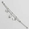 Butterfly & Pearl Hand Chain Bracelet