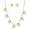 Heart Necklace & Earrings