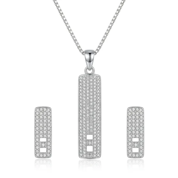 1 Karat Style Rectangular Set