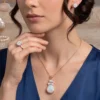Opal & Crystal Jewelry Set