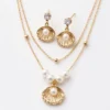 Coastal Shell Necklace Set For Little Girls