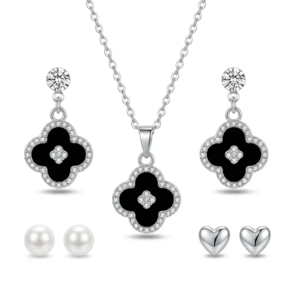 Limited Edition Black Clover Jewelry Set